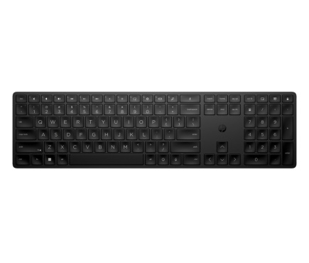 HP 455 Programmable Wireless Keyboard, Sanitizable - Black - US ENG
