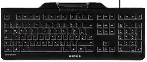 CHERRY KC 1000 SC - Keyboard - USB - Estonian - black 