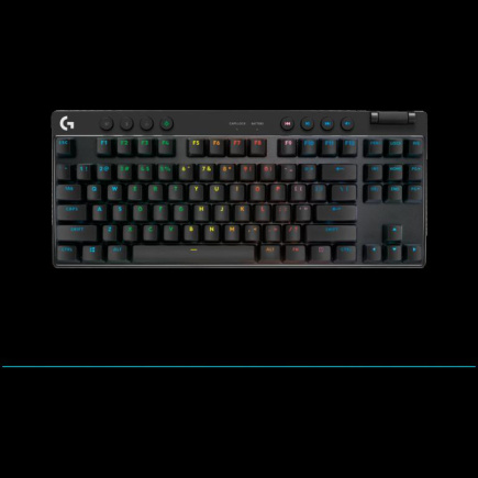 LOGITECH G PRO X TKL LIGHTSPEED Mechanical Gaming Keyboard - BLACK - NORDIC - LINEAR