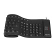 Logilink | Flexible waterproof Keyboard USB + PS/2 | ID0019A | Flexible keyboard | Wired | DE | Black