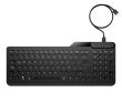 HP 405 Backlit USB-C Wired 24/7 Keyboard, Spill Resistant, Sanitizable, Programmable, Adjustable Tilt and LED brightness - Must - US ENG