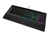 CORSAIR K55 RGB PRO Gaming Keyboard Backlit Zoned RGB LED Rubberdome 4146801