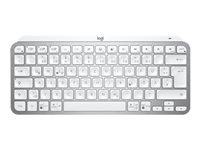 Logitech MX Keys Mini - Office - keyboard - backlit - Bluetooth - QWERTY - Nordic - pale grey 