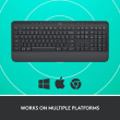 Logitech Signature K650, SWE Nordic, must - Juhtmevaba klaviatuur / 920-010951 BT5.1 + Logi Bolt