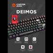 CANYON keyboard Deimos GK-4 Rainbow US Wired Black
