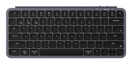 Keychron B1 Pro Ultraslim - US Layout - Low Profile Scissor Space Grey Wireless Keyboard