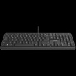 CANYON keyboard HKB-20 EN/RU Velvet Wired  Black