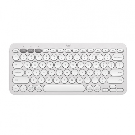 Logitech Pebble Keys 2 K380s, US, valge - Juhtmevaba klaviatuur / 920-011852