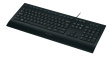 LOGITECH K280e corded Keyboard USB black for Business - INTNL (US)