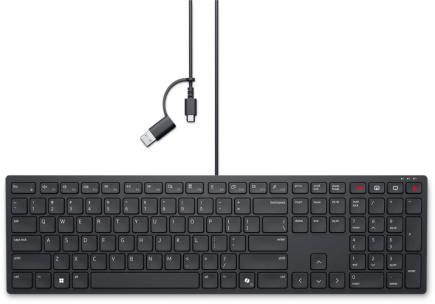 Dell Pro Wired Collaboration Keyboard - KB525C - US International (QWERTY)