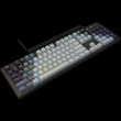 LORGAR Azar 514, Wired mechanical gaming keyboard, RGB backlight, 1680000 colour variations, 18 modes, keys number: 104, 50M clicks, linear dream switches, spring cable up to 3.4m, ABS plastic+metal, magnetic cover, 450*136*39mm, 1.17kg, white, EN+RU