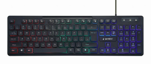 BOARD MULTIMEDIA USB ENG/BLACK KB-UML-02 GEMBIRD