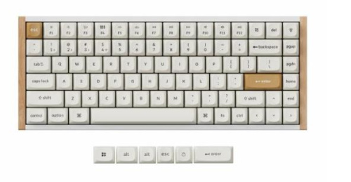 BOARD WRL K2 HE SPECIAL ED./Valge K2H-Q1 KEYCHRON