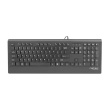 Natec Keyboard, Barracuda, US Layout, Slim | Natec | Keyboard | Barracuda | Standard | Wired | US | Must | 529 g