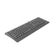 Natec Keyboard, Barracuda, US Layout, Slim | Natec | Keyboard | Barracuda | Standard | Wired | US | Must | 529 g