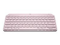 LOGITECH MX Keys Mini Office keyboard backlit Bluetooth QWERTY Nordic Danish/Finnish/Norwegian/Swedish rose (PAN)