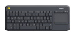 LOGITECH Wireless Touch Keyboard k400 plus Must DE Layout