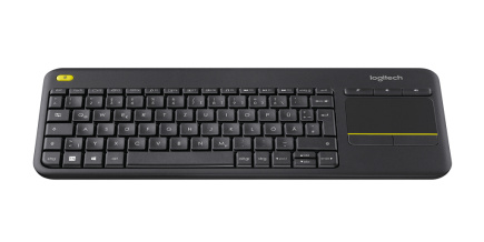 LOGITECH Wireless Touch Keyboard k400 plus Must DE Layout