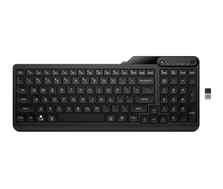 HP 475 Wireless Silent Keyboard - Dual-Mode, Spill-resistant, Sanitizable, Programmable - Must - US ENG