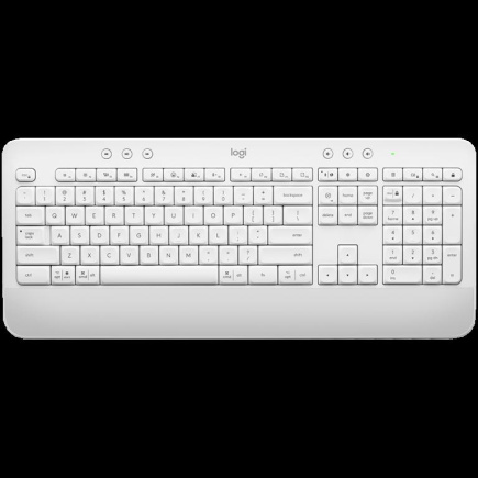 LOGITECH K650 SIGNATURE Bluetooth keyboard - OFF Valge - US INT'L