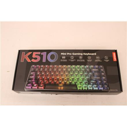 Renew. Lenovo Accessories Legion K510 Mini Pro Gaming Keyboard (US English) | Lenovo Legion K510 Mini Pro | Gaming Keyboard | Wired | US English | DEMO
