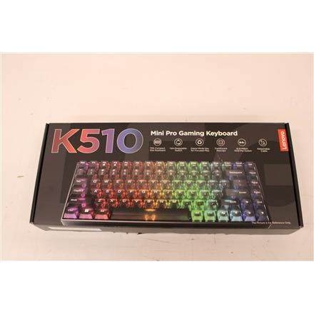 Renew. Lenovo Accessories Legion K510 Mini Pro Gaming Keyboard (US English) | Lenovo Legion K510 Mini Pro | Gaming Keyboard | Wired | US English | DEMO
