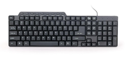 BOARD MULTIMEDIA USB ENG/Черный KB-UM-104 GEMBIRD