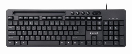 BOARD MULTIMEDIA USB ENG/Черный KB-UM-108 GEMBIRD