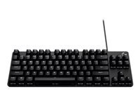 LOGITECH G G413 TKL SE Keyboard backlit USB QWERTY Nordic Danish/Finnish/Norwegian/Swedish key switch Tactile Черный (PAN)