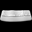 LOGITECH Wave Bluetooth ergonomic keyboard - OFFWHITE - NORDIC