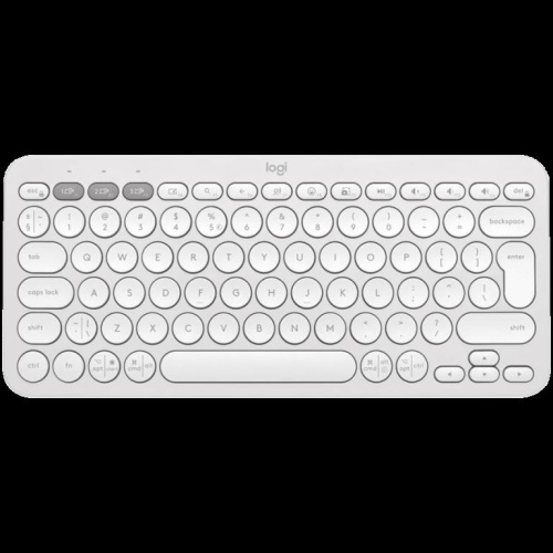 LOGITECH K380S Bluetooth Keyboard - TONAL White - US INT'L