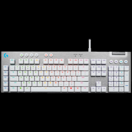 LOGITECH G815 LIGHTSPEED RGB Mechanical Gaming Keyboard – GL Tactile - Белый - PAN - USB - NORDIC-613 - TACTILE SWITCH