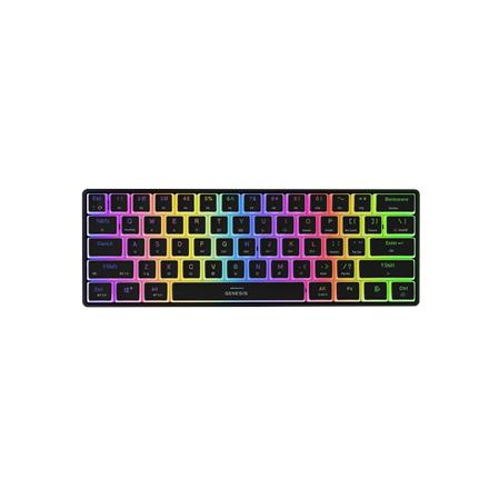 Genesis THOR 660 G2 | Gaming keyboard | Wireless/Wired | US | Black | 2.4 GHz, Bluetooth, USB | Linear