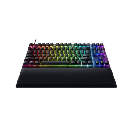 Razer | Huntsman V2 Tenkeyless | Must | Gaming keyboard | Wired | Optical Gaming Keyboard | RGB LED light | US | Clicky Purple Switch RZ03-03940300-R3M1