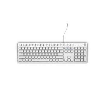 Dell | KB216 | Multimedia | Wired | EN | Valge | USB