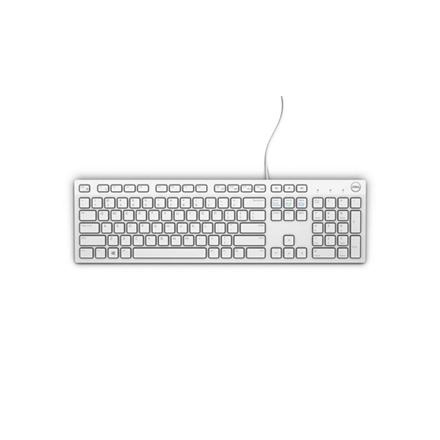 Dell | KB216 | Multimedia | Wired | EN | Valge | USB