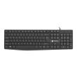 Natec | Keyboard | Nautilus NKL-1950 | Keyboard | Wired | US | Must | USB Type-A | 390 g