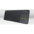 Logitech | K400 Plus | Keyboard with Trackpad | Wireless | US | Black | USB port