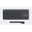 Logitech | K400 Plus | Keyboard with Trackpad | Wireless | US | Black | USB port