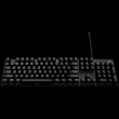 LOGITECH G413 SE Corded Mechanical Gaming Keyboard - Черный - US INT'L - USB - TACTILE
