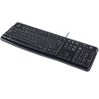 LOGITECH K120 Corded Keyboard - Черный - USB - NORDIC - B2B