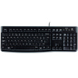 LOGITECH K120 Corded Keyboard - Черный - USB - US INT'L - B2B