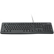 LOGITECH K120 Corded Keyboard - Черный - USB - US INT'L - B2B