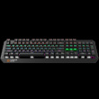 CANYON Hazard GK-6, Wired multimedia gaming keyboard with lighting effect, 108pcs rainbow LED, Numbers 104keys, RU+EN double injection layout, cable length 1.8M, 450.5*163.7*42mm, 0.90kg, color Черный