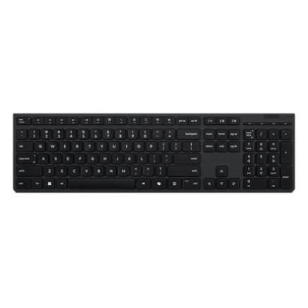 Lenovo Professional Wireless Rechargeable Keyboard | Keyboard | Wireless | Lithuanian | Bluetooth | Grey Lenovo Professional Wireless Rechargeable Keyboard | Keyboard | Wireless | Lithuanian | Bluetooth | Grey