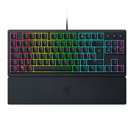 Razer | Ornata V3 Tenkeyless | Mechanical Gaming keyboard | Wired | RGB LED light | US | Черный