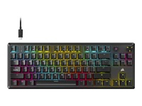 CORSAIR K70 CORE TKL Tenkeyless Mechanical Gaming Keyboard Backlit RGB LED CORSAIR MLX RED Must Black ABS Keycaps
