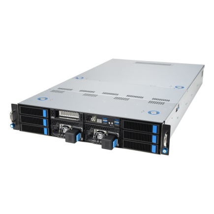 ASUS 90SF0251-M004X0 server barebone Intel C741 Rack (2U) Must, Steel