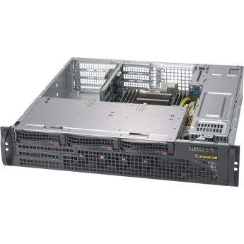 2HE Supermicro Gehäuse SuperChassis U2 CSE-825MBTQC-R802WB