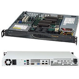 Supermicro SC512 F-350B1 - Rack - einbaufähig - 1U - ATX